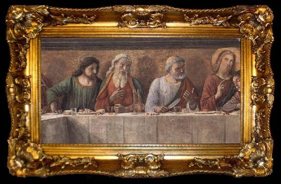 framed  Domenicho Ghirlandaio Details of Abendmahl, ta009-2
